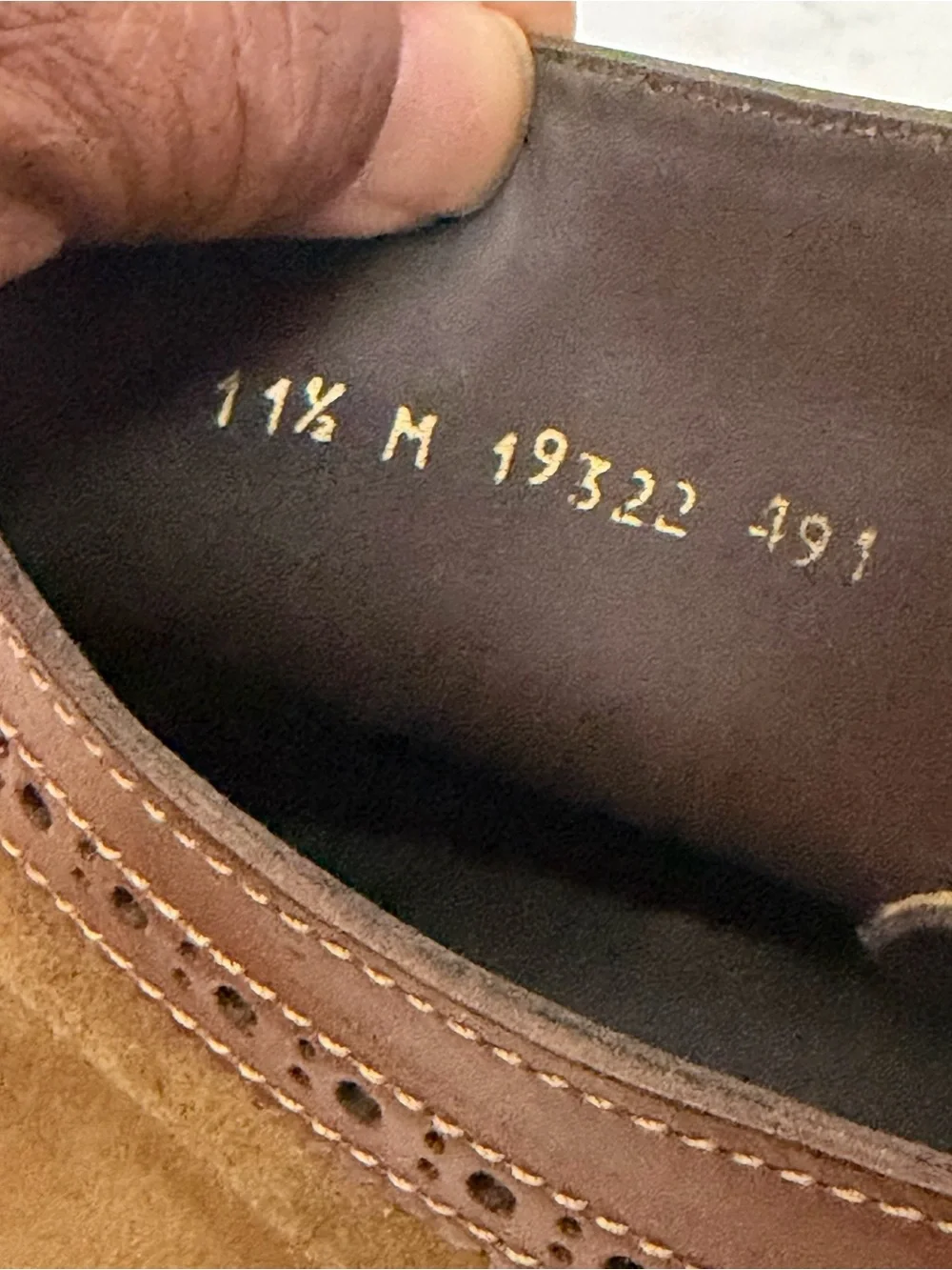 Mezlan Lorens “Joel” Brogue Chukka Boots Men’s Size 11.5 Made in Spain